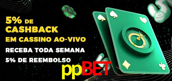 Promoções do cassino ao Vivo ppbet